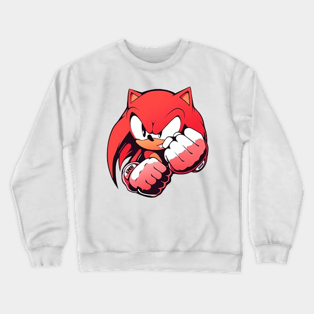 knuckles Crewneck Sweatshirt by piratesnow